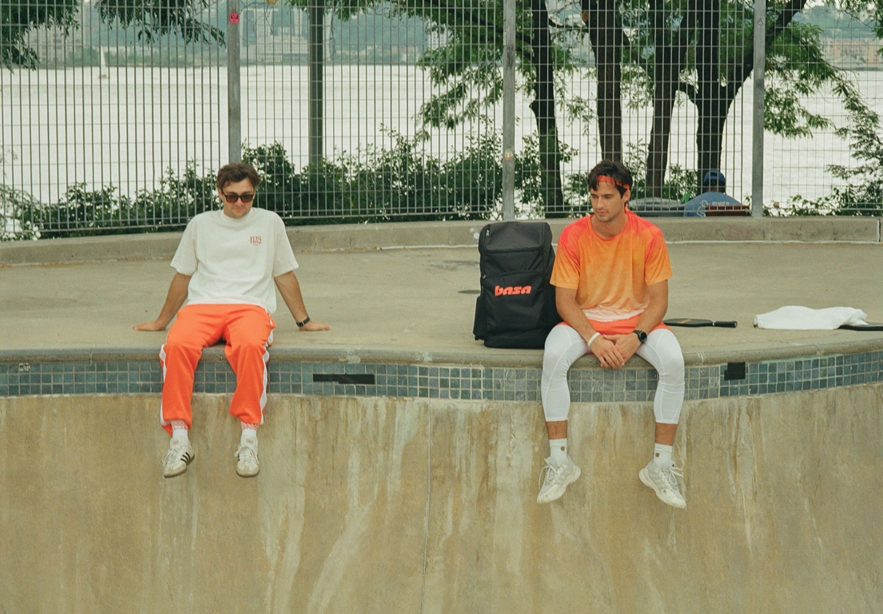 Players at the skatepark